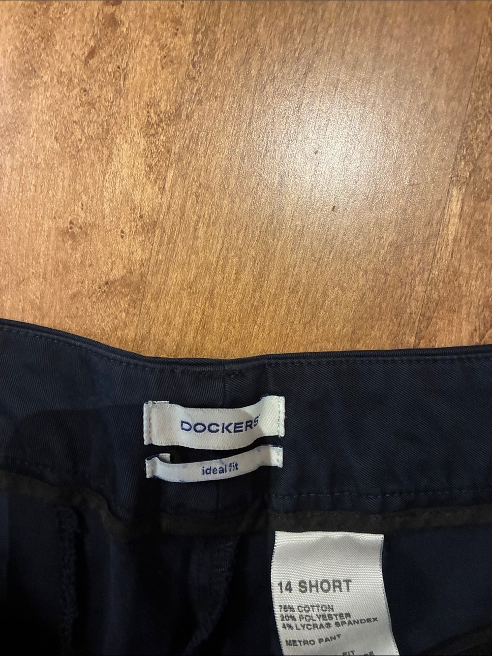 Dockers Navy Straight-Leg Chinos - Picture 2 of 2